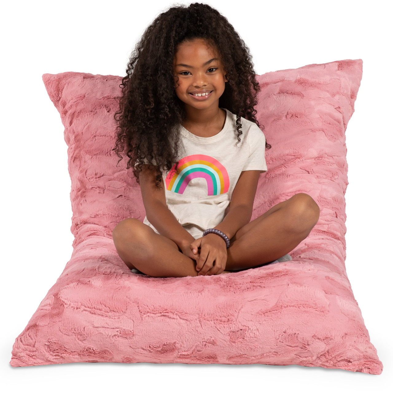 Buy Jaxx Saxx 3.5 Foot Giant Décor Floor Pillow - Faux Fur, Rose