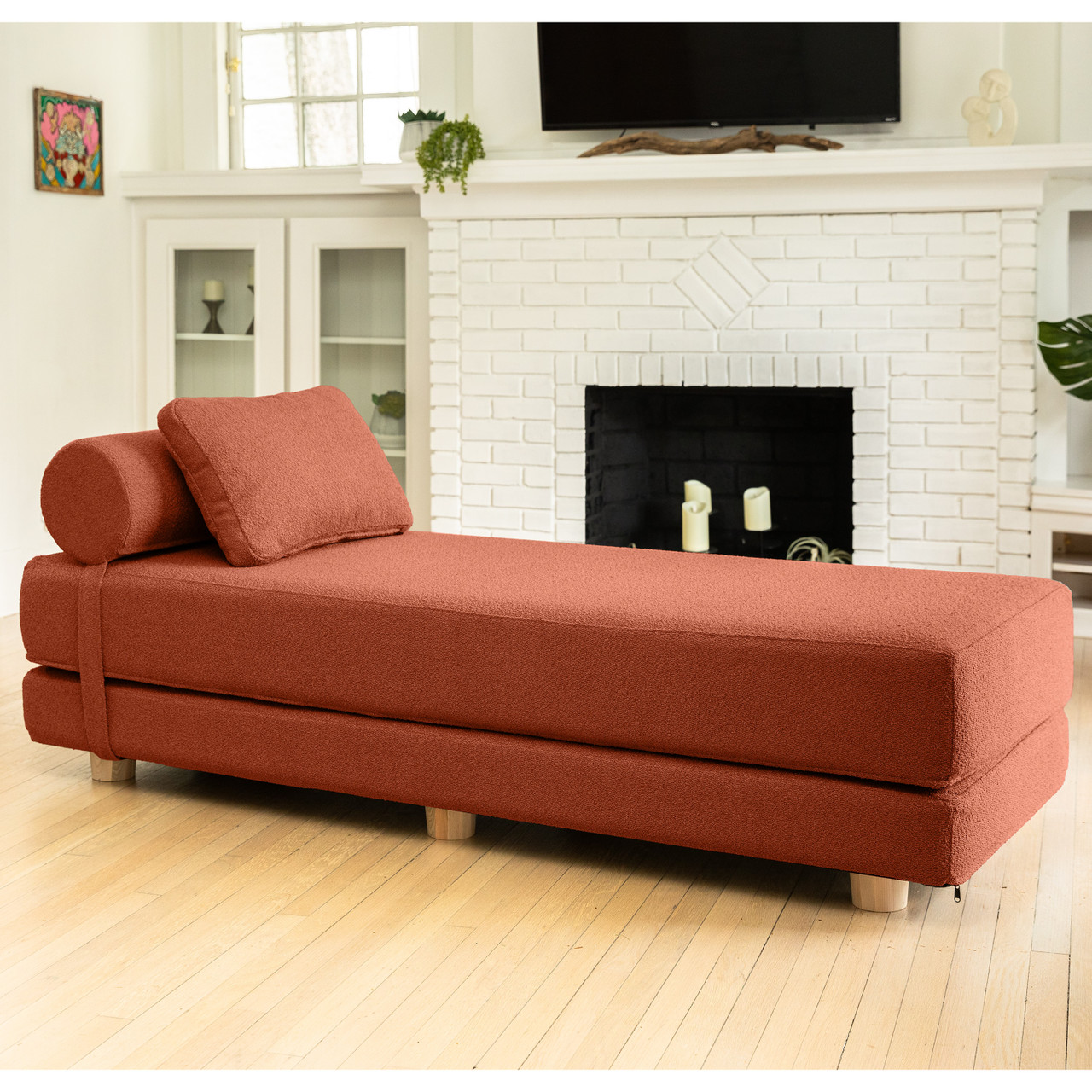 Buy Jaxx Avida Daybed – Fold Out Queen Sleeper – Premium Boucle