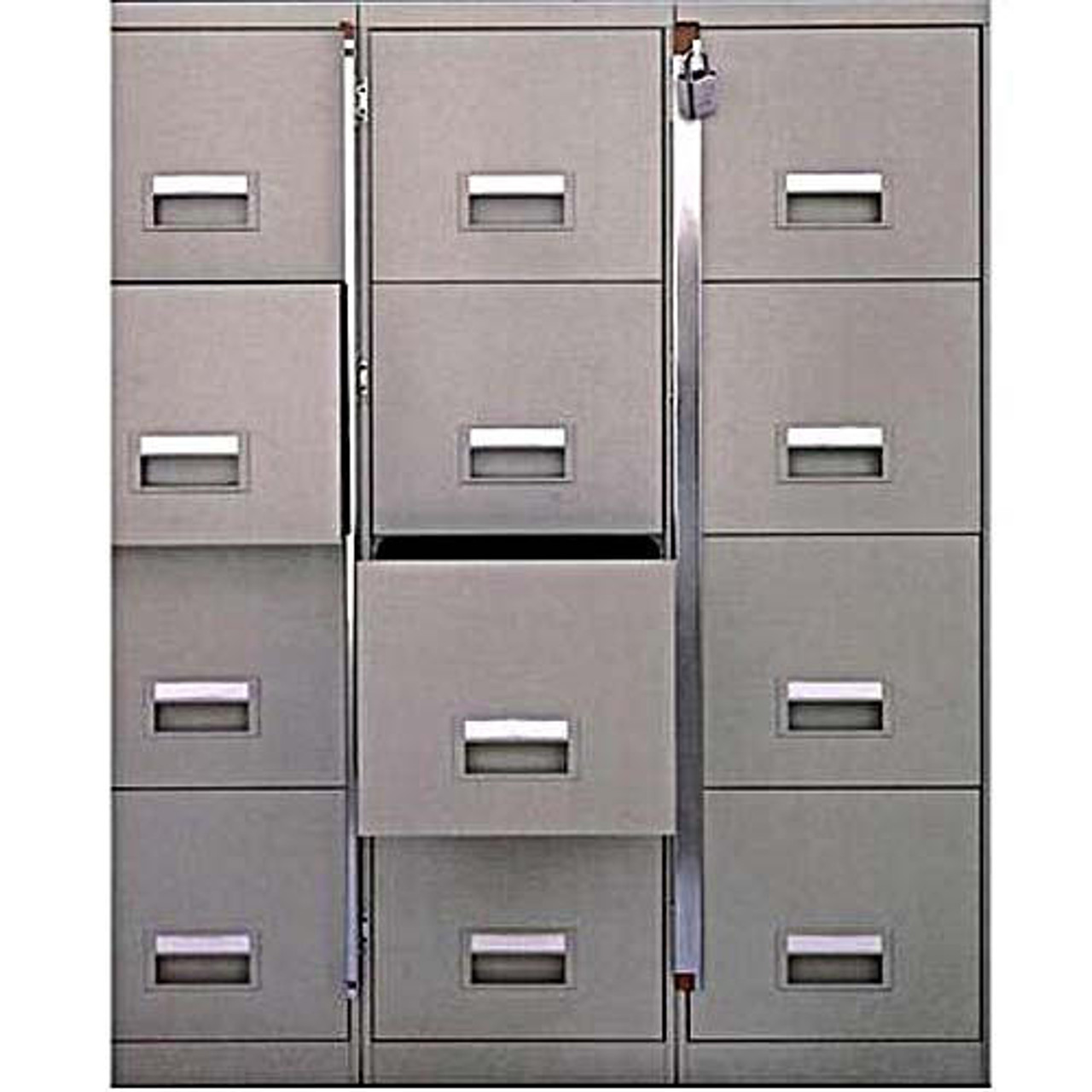 Filing Cabinet with Lock & Charging Station, Drawer Wood File