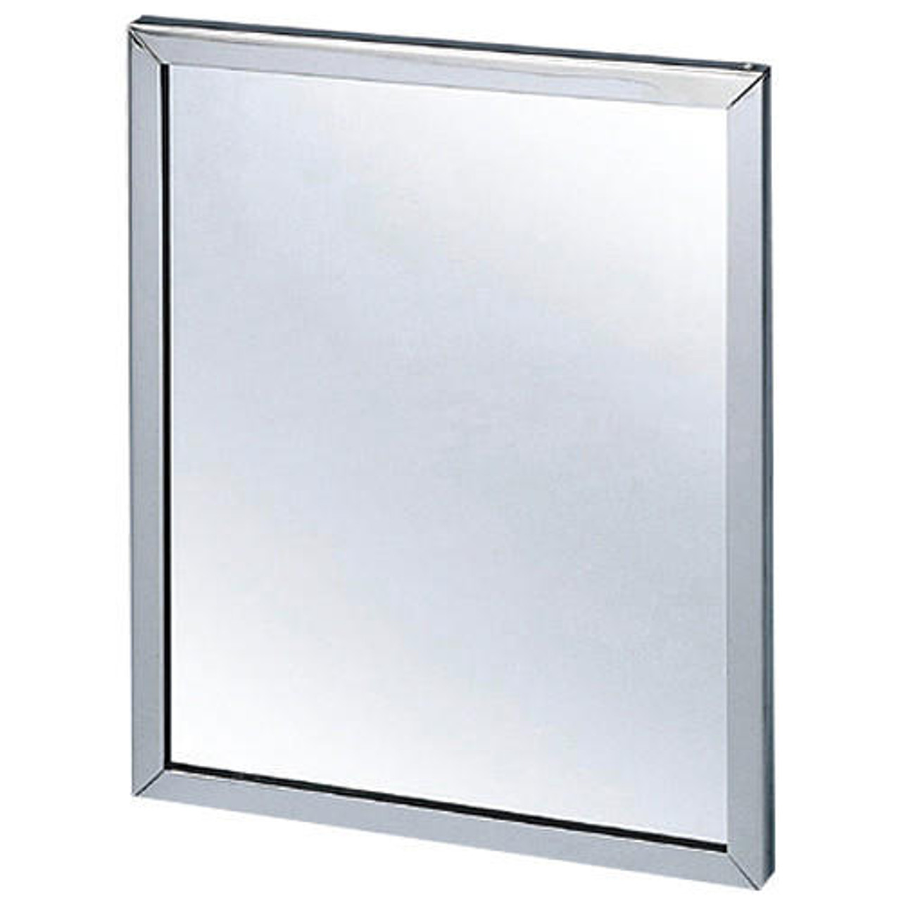 Meek Tempered Glass Mirror, Channel Frame - 24 x 36