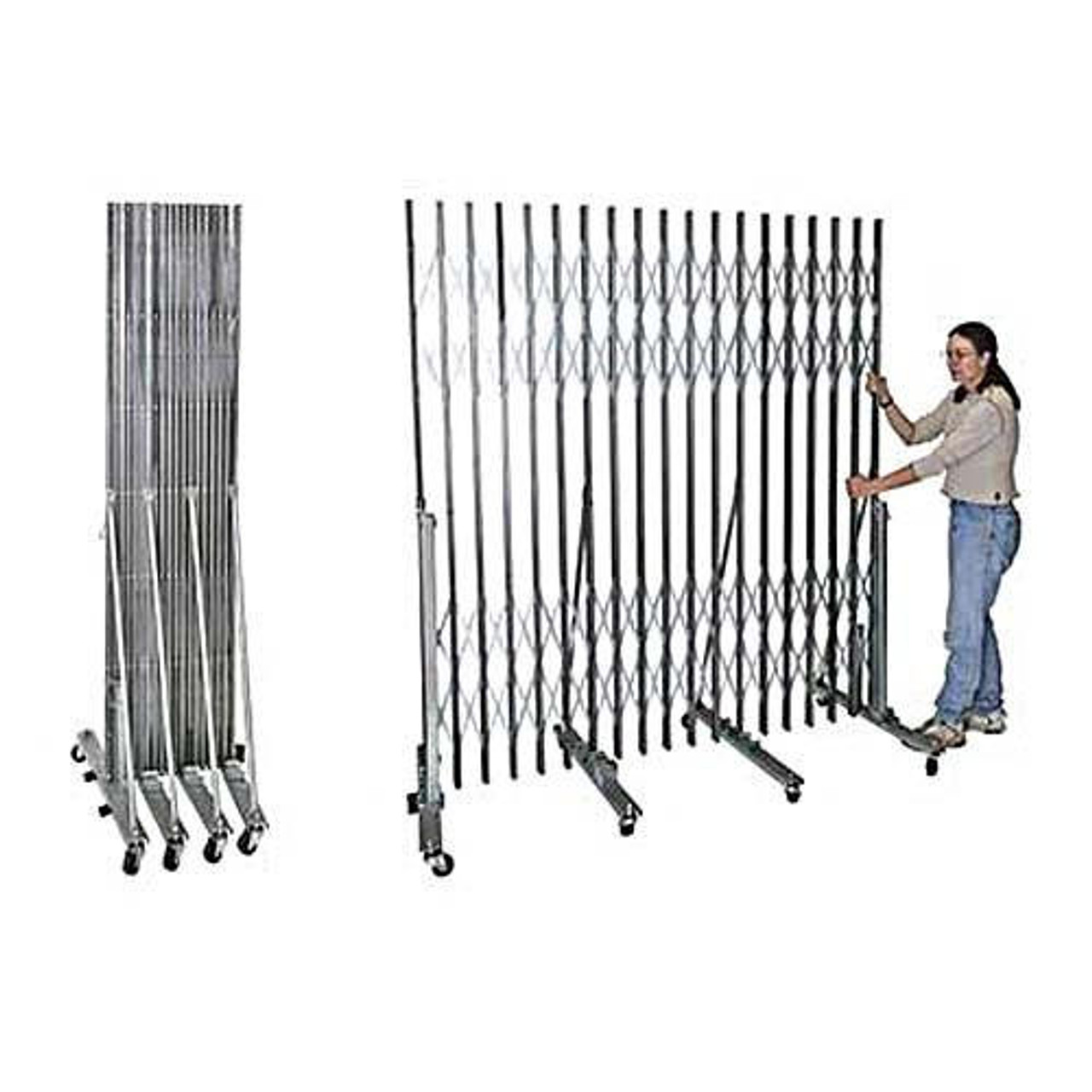 Accordion clearance safety gate