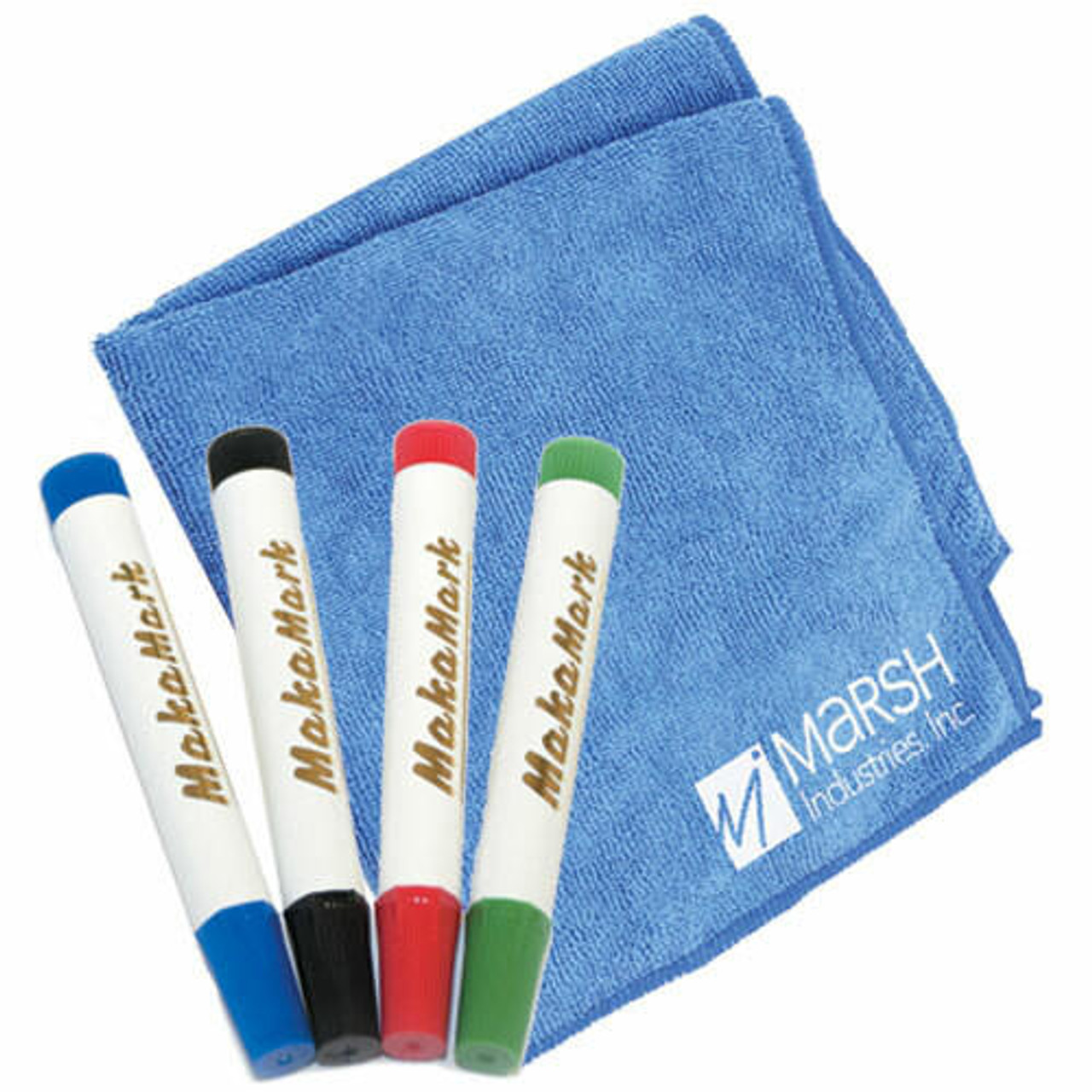 Marsh Combo Pack, 1 eraser cloth and 4 colored markers