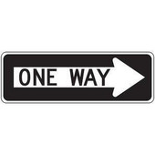 12"W x 36"H One Way Arrow, right Accuform Signs Shiffler Furniture and Equipment for Schools