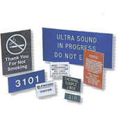 4"H x 8"W Door and Wall plate Accuform Signs Shiffler Furniture and Equipment for Schools