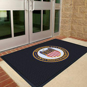 M + A SuperScrape Impressions Logo Floor Mat with Smooth Backing - 4'W x 6'L M+A Matting Shiffler Furniture and Equipment for Schools