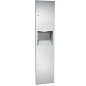 Paper Towel Dispenser and Waste Receptacle - Recessed American Specialties Inc. Shiffler Furniture and Equipment for Schools