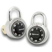 Zephyr Key Controlled Combination Padlock, Black Dial, with specified serial number(s): Zephyr Shiffler Furniture and Equipment for Schools