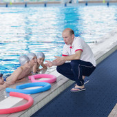 M + A Wet Step Drainage Mat - 3'W x 10'L M+A Matting Shiffler Furniture and Equipment for Schools