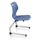 Intellect Wave Cantilever Chair, small, 13 in. seat height, powder coated frame Krueger International - KI Shiffler Furniture and Equipment for Schools