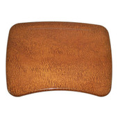 19 3/8 x 25 3/8 Virco hard plastic curved desktop, Gunstock Walnut WAL78 Virco Shiffler Furniture and Equipment for Schools