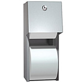 ASI 0030, Surface Mounted Dual Roll Toilet Tissue Dispenser American Specialties Inc. Shiffler Furniture and Equipment for Schools