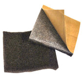 Heavy Duty Peel & Stick Felt Pad, Square - 1", Brown Shiffler Shiffler Furniture and Equipment for Schools