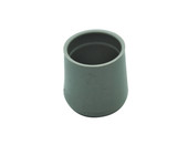 Nylon Chair Tip PE, 7/8 in X 1.281, dark gray