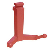 Nylon double prong hook; Red Other Shiffler Furniture and Equipment for Schools