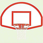 Bison Aluminum Basketball Backboard Bison Shiffler Furniture and Equipment for Schools