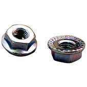 Nut, Serrated Flange, 1/4-28, Steel, Zinc, Each Other Shiffler Furniture and Equipment for Schools