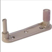 Type D Combination Bracket, 4-1/4" from pin-pin, 1 loose & 1 solid pin bracket, pair, for Pew Kneeler Other Shiffler Furniture and Equipment for Schools