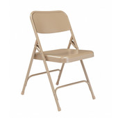 National Public Seating 200 Series Steel Folding Chair with Double Hinges, Set of 4 National Public Seating Shiffler Furniture and Equipment for Schools