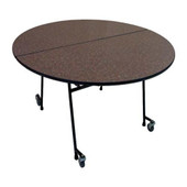 Palmer 22M Series Round Mobile Cafeteria Table with Adjustable 27 or 29" Height - 60" Dia. Palmer Hamilton, LLC Shiffler Furniture and Equipment for Schools