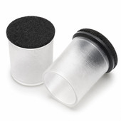 Clear Table/Chair Leg Cap with Brown Felt for Multiple Shape and Size