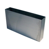 1-1/4"x 4" Shoe, Square, Split for Pilaster; Stainless Steel Other Shiffler Furniture and Equipment for Schools