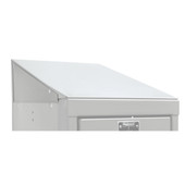 Hallowell Slope Top End Closure 21"D x 7"H Hallowell Shiffler Furniture and Equipment for Schools