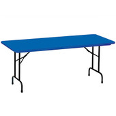 Correll Blow Molded Plastic Folding Activity Table, Four Colors Correll, Inc. Shiffler Furniture and Equipment for Schools