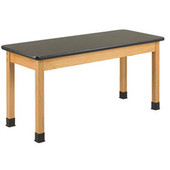 Fixed Height Science Table with Chemguard Laminate Top Diversified Woodcrafts Shiffler Furniture and Equipment for Schools