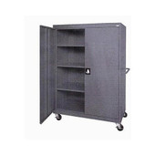 Transport 2-Door Cabinet, 46"w x, 24"d x 77"h, w/4 Extra Deep Adj. Shelves Sandusky Lee Corp. Shiffler Furniture and Equipment for Schools