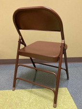 Krueger International - KI KI Model 331D Heavy Duty Folding Chair, Brown