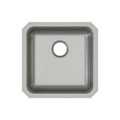 Elkay Lustertone Classic Stainless Steel, 18-1/2" x 18-1/2" x 5-3/8", Single Bowl Undermount ADA Sink