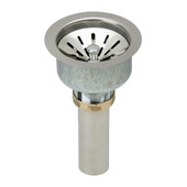 Elkay Deluxe 3-1/2" Drain Type 304 Stainless Steel Body, Strainer Basket Rubber Seal and Tailpiece Elkay Shiffler Furniture and Equipment for Schools