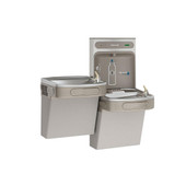 Elkay ezH2O Bottle Filling Station & Versatile Bi-Level ADA Cooler, Filtered Refrigerated Light Gray Elkay Shiffler Furniture and Equipment for Schools