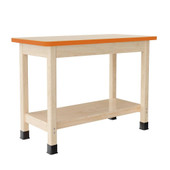 Diversified Woodcrafts Table, Plain Apron, Fixed Height, 48"w x 24"d, 125" Plastic Laminate Top Diversified Woodcrafts Shiffler Furniture and Equipment for Schools