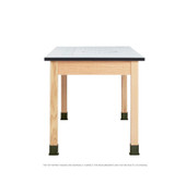 Diversified Woodcrafts Table, Plain, Imprint Top, 24x54