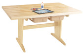 Diversified Woodcrafts Elementary Art Table with Tote Trays