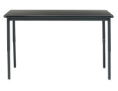 Diversified Woodcrafts 30x60 Adjustable Height Metal Table, Epoxy