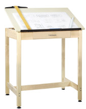 Diversified Woodcrafts Drafting Table - 36x24x36, DT-1A37 Diversified Woodcrafts Shiffler Furniture and Equipment for Schools