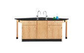 Diversified Woodcrafts Forward Vision I, 4 Student Workstation, with Sink