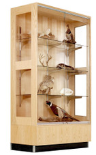 Diversified Woodcrafts Premier Display Cabinet, Oak Diversified Woodcrafts Shiffler Furniture and Equipment for Schools