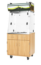 Diversified Woodcrafts Fume Hood Cabinet with Fume Hood & Filter, Pre-filter for Organics