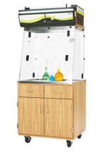 Diversified Woodcrafts Fume Hood Cabinet with Fume Hood & Filter, Pre-filter for Ammonia