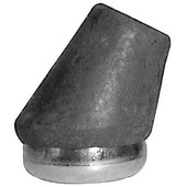 Rear Foot for Brunswick chair; Fits 5/8" OD tube, black rubber, 1-1/4" steel base Other Shiffler Furniture and Equipment for Schools