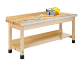 Diversified Woodcrafts Aux Workbench - Wall Series 32", 72"W