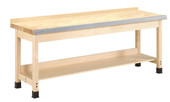 Diversified Woodcrafts Aux Workbench - Wall Series 36", 120"W Diversified Woodcrafts Shiffler Furniture and Equipment for Schools