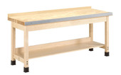 Diversified Woodcrafts Aux Workbench - Wall Series 36", 72"W