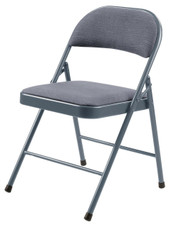 Commercialine 900 Series Fabric Padded Folding Chair, Star Trail Blue (Pack of 4) National Public Seating Shiffler Furniture and Equipment for Schools