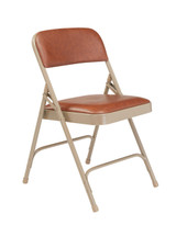 テーブル/チェア WIND AND SEA FOLDING CHAIR (1S) / BROWN Buy NPS 1200 Series Premium Vinyl Upholstered Double Hinge Folding