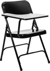 National Public Seating NPS 5200 Series Tablet Arm Folding Chair, Right Arm, Black (Pack of 2)