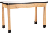 NPS Wood Science Lab Table, 24 x 54 x 30, Whiteboard Top National Public Seating Shiffler Furniture and Equipment for Schools